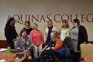 The staff of CORE in a candid shot.