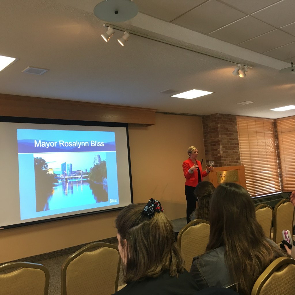 HerStory Speaker Series features Mayor Rosalynn&nbsp;Bliss