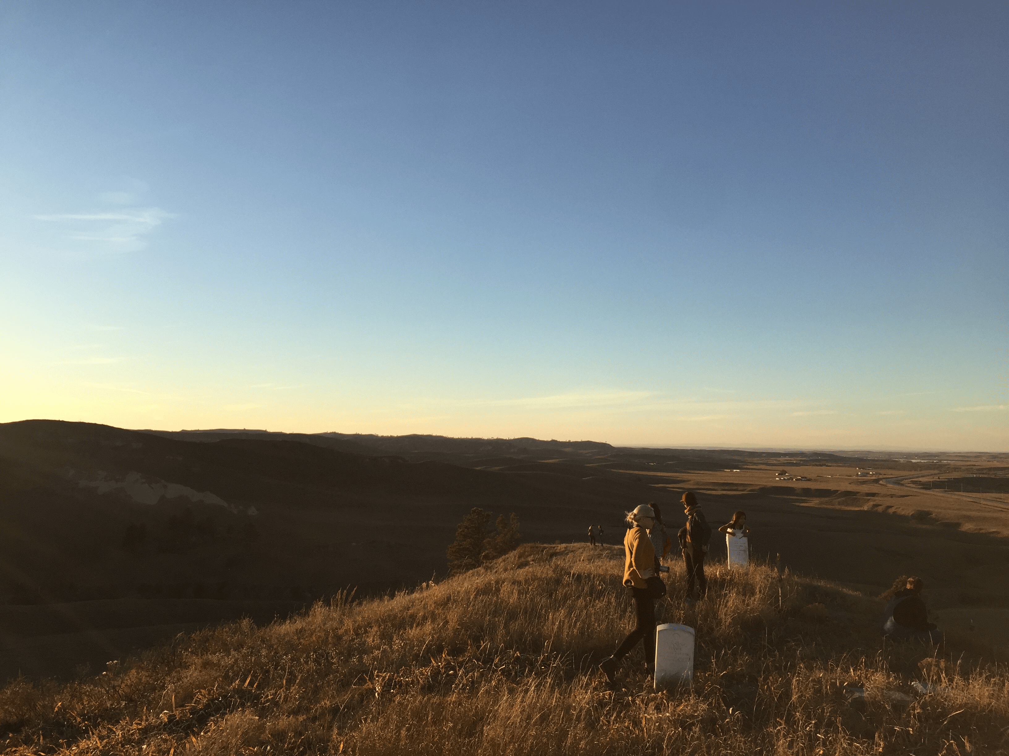 AQ students at the pine ridge reservation