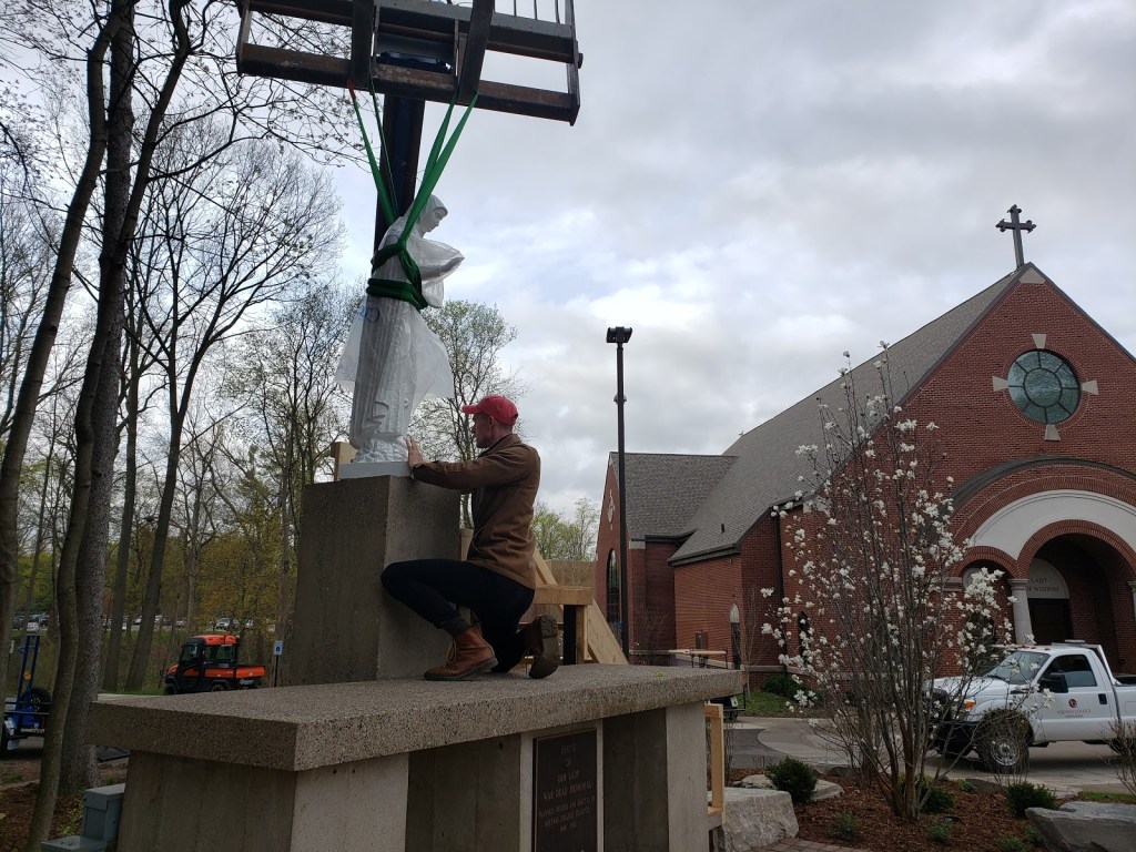 Mary crowning revitalized after grove&nbsp;renovation