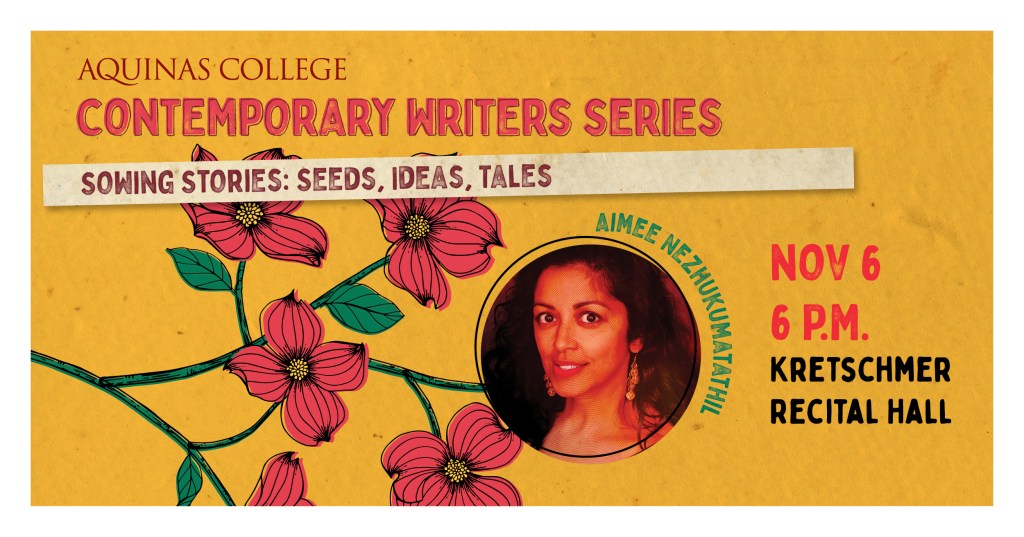 Second installment of the “Contemporary Writers Series” featuring Aimee&nbsp;Nezhukumatathil