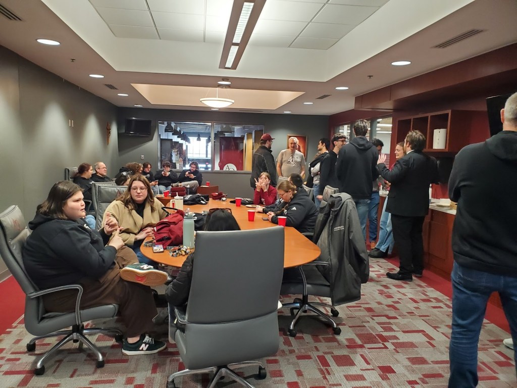 The first-annual alumni athletic band&nbsp;game